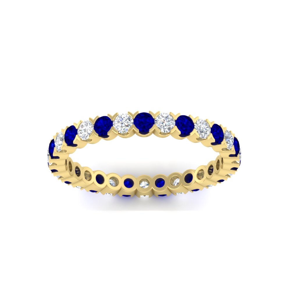 Perfect Bezel Set 0.90 Carat Round Eternity Band