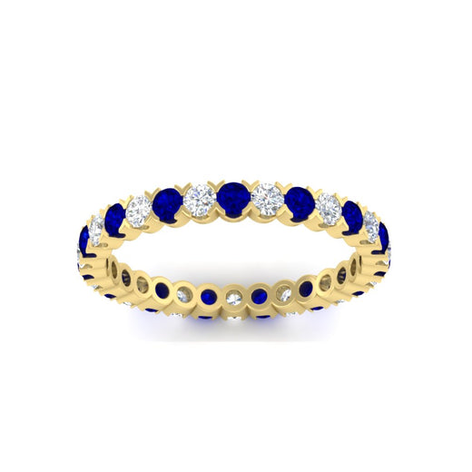 perfect-bezel-set-0.90-carat-round-diamond-and-sapphire-eternity-wedding-band-in-yellow-gold-FD8072ROBGSABLANGLE5-0.90CT-NL-YG?v=1751956595