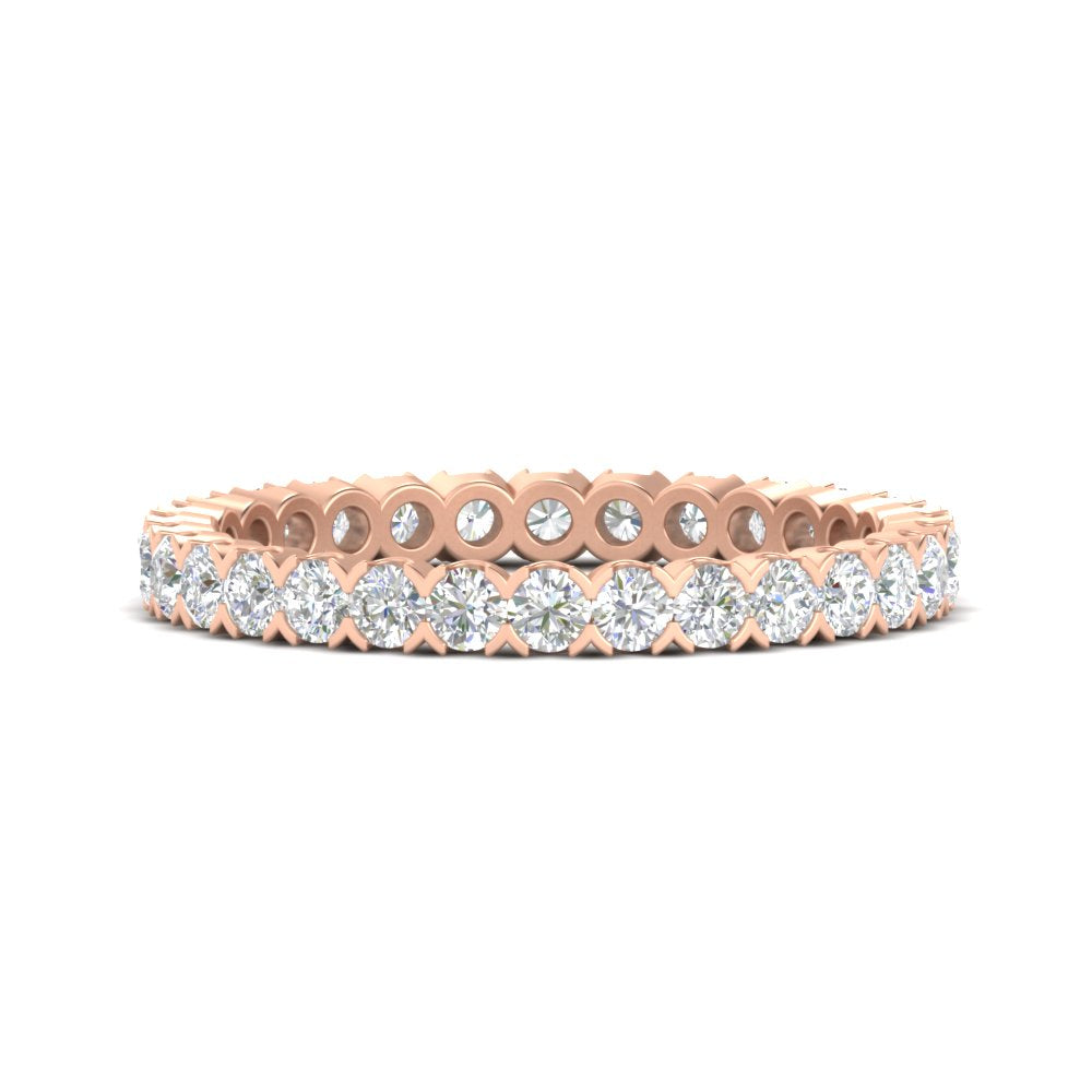 Perfect Bezel Set 0.90 Carat Round Eternity Band