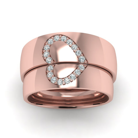 perfectly-paired-his-&-her-wedding-bands-with-white-diamond-in-14K-rose-gold-FD1144BANGLE5-NL-RG