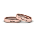 Thumbnail 5 - Personalized Gay Wedding Rings