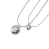 Load image into Gallery viewer, personalized-necklace-for-mother-and-daughter-in-white-gold-FDPD8697MD-NL-WG