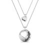 Load image into Gallery viewer, personalized-necklace-for-mother-and-daughter-in-white-gold-FDPD8697MDANGLE2-NL-WG