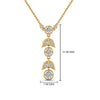 Load image into Gallery viewer, petal-diamond-drop-necklace-in-FDPD8598ANGLE2-NL-YG