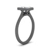 Load image into Gallery viewer, Radiant Cut Petite Bezel Solitaire Engagement Ring