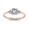 Load image into Gallery viewer, petite-bezel-set-asscher-cut-diamond-engagement-ring-in-rose-gold-FD9175ASRANGLE5-NL-RG