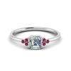 Load image into Gallery viewer, petite-bezel-set-asscher-cut-diamond-engagement-ring-with-pink-sapphire-in-white-gold-FD9175ASRGSADRPI-NL-WG