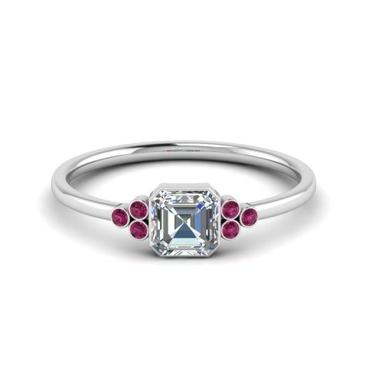 petite-bezel-set-asscher-cut-diamond-engagement-ring-with-pink-sapphire-in-white-gold-FD9175ASRGSADRPI-NL-WG