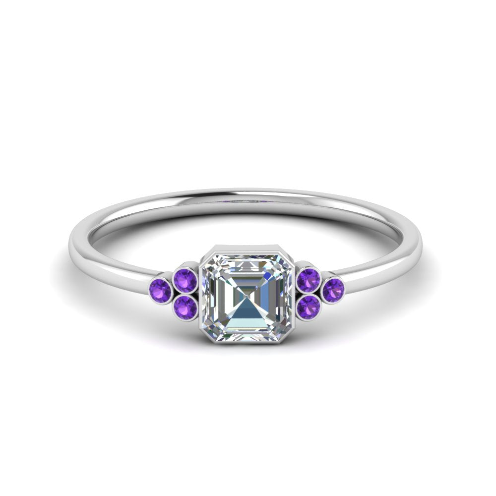 petite-bezel-set-asscher-cut-diamond-engagement-ring-with-purple-topaz-in-white-gold-FD9175ASRGVITO-NL-WG