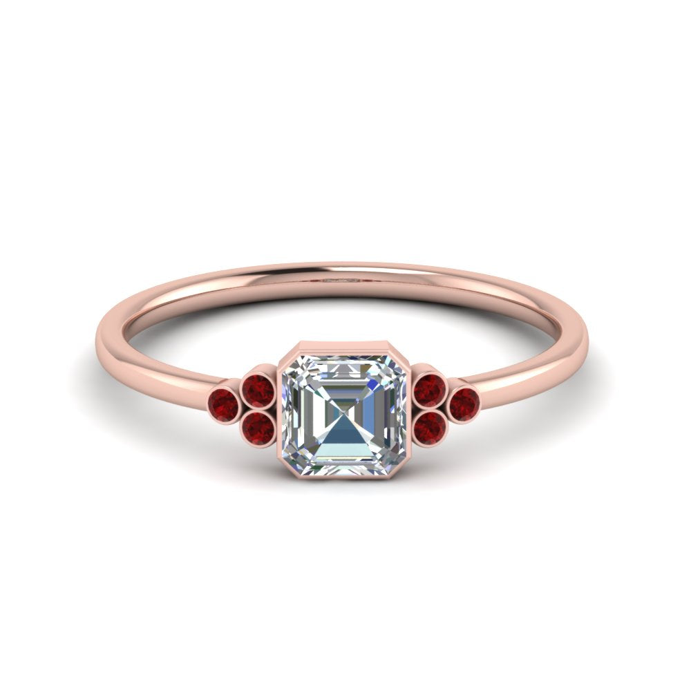 petite-bezel-set-asscher-cut-diamond-engagement-ring-with-ruby-in-rose-gold-FD9175ASRGRUDR-NL-RG