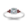 Load image into Gallery viewer, petite-bezel-set-asscher-cut-diamond-engagement-ring-with-ruby-in-white-gold-FD9175ASRGRUDRANGLE5-NL-WG