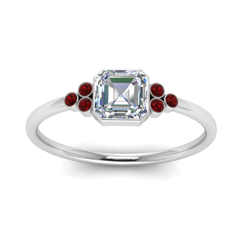 petite-bezel-set-asscher-cut-diamond-engagement-ring-with-ruby-in-white-gold-FD9175ASRGRUDRANGLE5-NL-WG