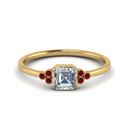 petite-bezel-set-asscher-cut-diamond-engagement-ring-with-ruby-in-yellow-gold-FD9175ASRGRUDR-NL-YG