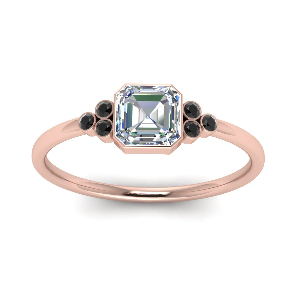 petite-bezel-set-asscher-cut-engagement-ring-with-black-diamond-in-rose-gold-FD9175ASRGBLACKANGLE5-NL-RG