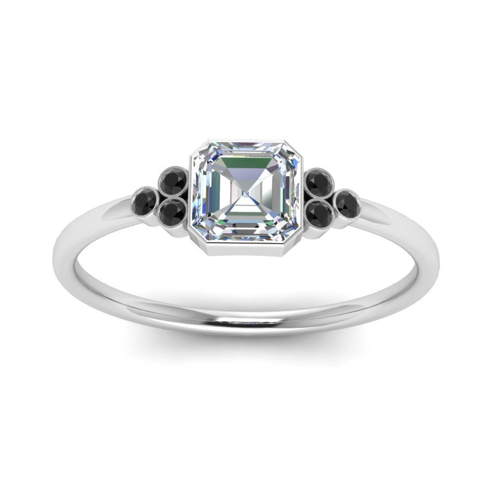petite-bezel-set-asscher-cut-engagement-ring-with-black-diamond-in-white-gold-FD9175ASRGBLACKANGLE5-NL-WG
