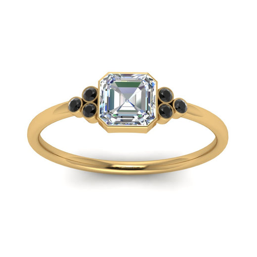 petite-bezel-set-asscher-cut-engagement-ring-with-black-diamond-in-yellow-gold-FD9175ASRGBLACKANGLE5-NL-YG
