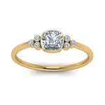 Load image into Gallery viewer, petite-bezel-set-cushion-cut-diamond-engagement-ring-in-yellow-gold-FD9175CURANGLE5-NL-YG
