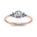 Load image into Gallery viewer, petite-bezel-set-cushion-cut-diamond-engagement-ring-with-blue-topaz-in-rose-gold-FD9175CURGICBLTOANGLE5-NL-RG

