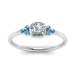 Load image into Gallery viewer, petite-bezel-set-cushion-cut-diamond-engagement-ring-with-blue-topaz-in-white-gold-FD9175CURGICBLTOANGLE5-NL-WG
