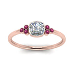 Load image into Gallery viewer, petite-bezel-set-cushion-cut-diamond-engagement-ring-with-pink-sapphire-in-rose-gold-FD9175CURGSADRPIANGLE5-NL-RG_de436908-3669-4de5-894f-d7b1f75347bc
