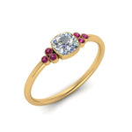 Load image into Gallery viewer, petite-bezel-set-cushion-cut-diamond-engagement-ring-with-pink-sapphire-in-yellow-gold-FD9175CURGSADRPIANGLE2-NL-YG
