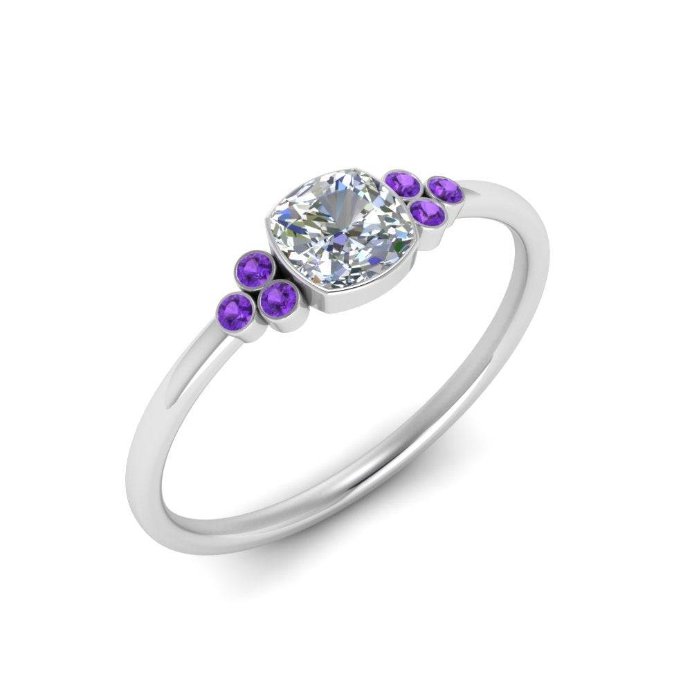 petite-bezel-set-cushion-cut-diamond-engagement-ring-with-purple-topaz-in-white-gold-FD9175CURGVITOANGLE2-NL-WG
