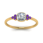 Load image into Gallery viewer, petite-bezel-set-cushion-cut-diamond-engagement-ring-with-purple-topaz-in-yellow-gold-FD9175CURGVITOANGLE5-NL-YG

