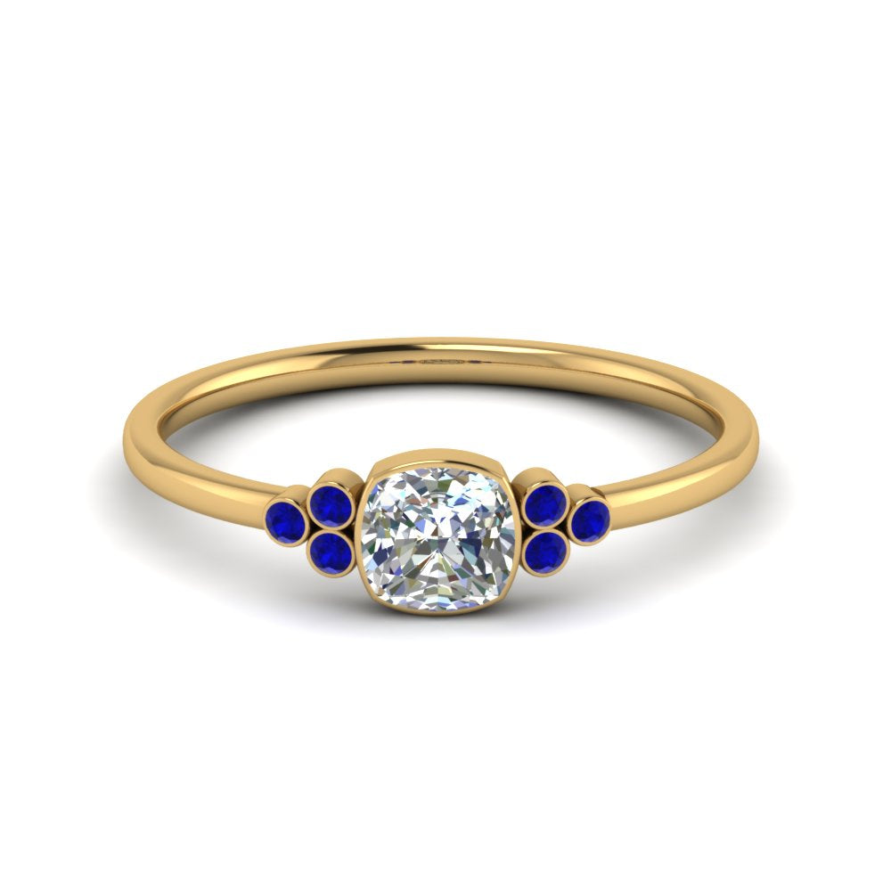 petite-bezel-set-cushion-cut-diamond-engagement-ring-with-sapphire-in-yellow-gold-FD9175CURGSABL-NL-YG