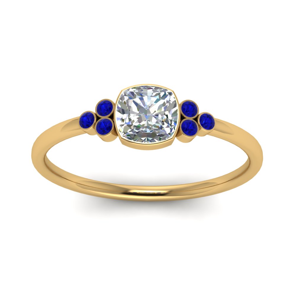 petite-bezel-set-cushion-cut-diamond-engagement-ring-with-sapphire-in-yellow-gold-FD9175CURGSABLANGLE5-NL-YG