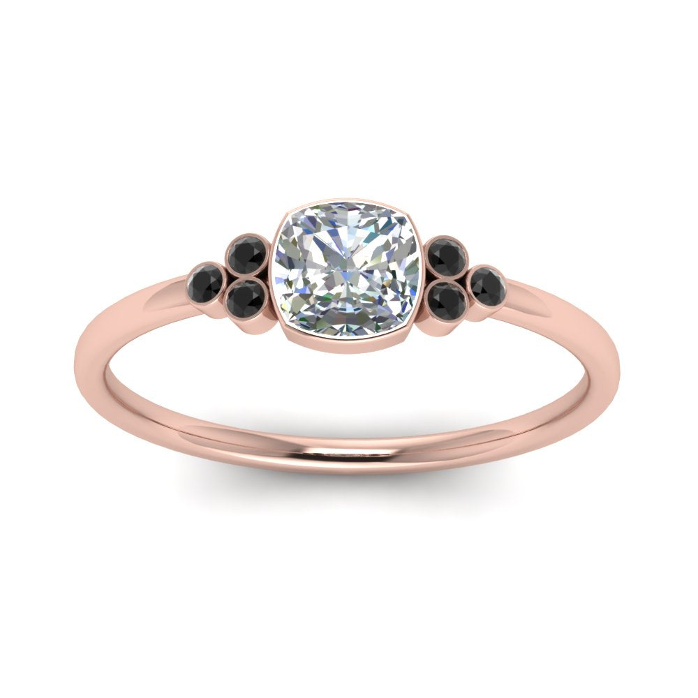 petite-bezel-set-cushion-cut-engagement-ring-with-black-diamond-in-rose-gold-FD9175CURGBLACKANGLE5-NL-RG