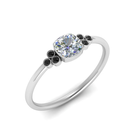 petite-bezel-set-cushion-cut-engagement-ring-with-black-diamond-in-white-gold-FD9175CURGBLACKANGLE2-NL-WG