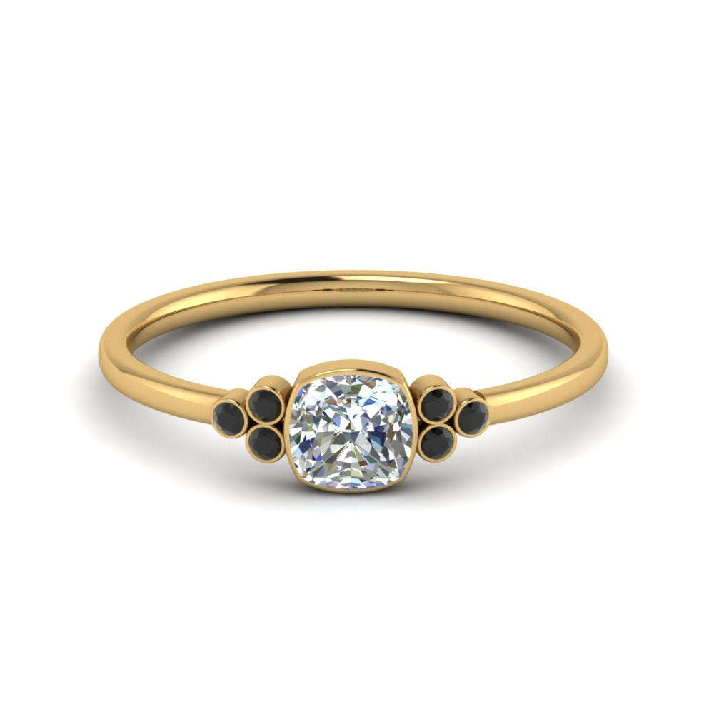 petite-bezel-set-cushion-cut-engagement-ring-with-black-diamond-in-yellow-gold-FD9175CURGBLACK-NL-YG
