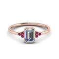 Thumbnail 39 - petite-bezel-set-emerald-cut-diamond-engagement-ring-with-pink-sapphire-in-rose-gold-FD9175EMRGSADRPI-NL-RG
