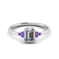 Thumbnail 25 - petite-bezel-set-emerald-cut-diamond-engagement-ring-with-purple-topaz-in-white-gold-FD9175EMRGVITO-NL-WG