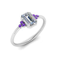 Thumbnail 27 - petite-bezel-set-emerald-cut-diamond-engagement-ring-with-purple-topaz-in-white-gold-FD9175EMRGVITOANGLE2-NL-WG