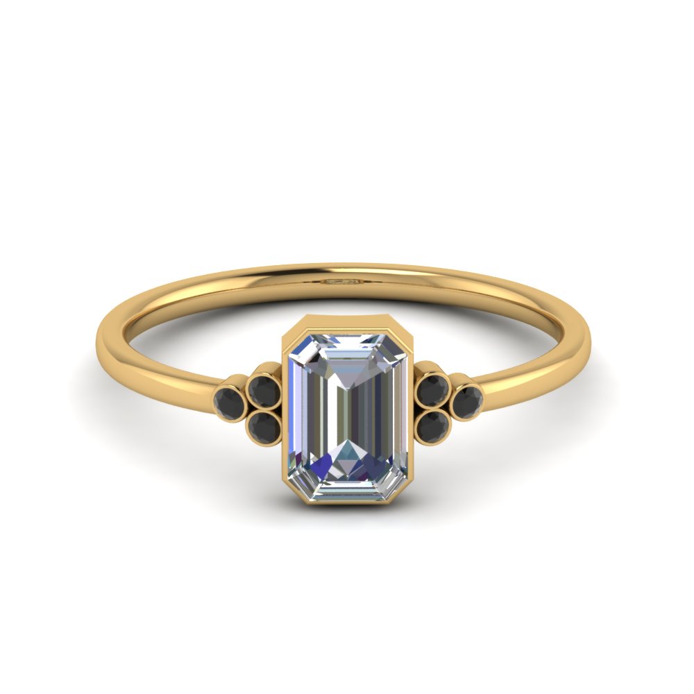 petite-bezel-set-emerald-cut-engagement-ring-with-black-diamond-in-yellow-gold-FD9175EMRGBLACK-NL-YG