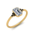 Thumbnail 80 - petite-bezel-set-emerald-cut-engagement-ring-with-black-diamond-in-yellow-gold-FD9175EMRGBLACKANGLE2-NL-YG