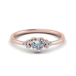 Load image into Gallery viewer, petite-bezel-set-heart-shaped-diamond-engagement-ring-in-rose-gold-FD9175HTR-NL-RG
