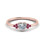 Load image into Gallery viewer, petite-bezel-set-heart-shaped-diamond-engagement-ring-with-pink-sapphire-in-rose-gold-FD9175HTRGSADRPI-NL-RG
