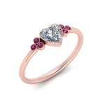 Load image into Gallery viewer, petite-bezel-set-heart-shaped-diamond-engagement-ring-with-pink-sapphire-in-rose-gold-FD9175HTRGSADRPIANGLE2-NL-RG

