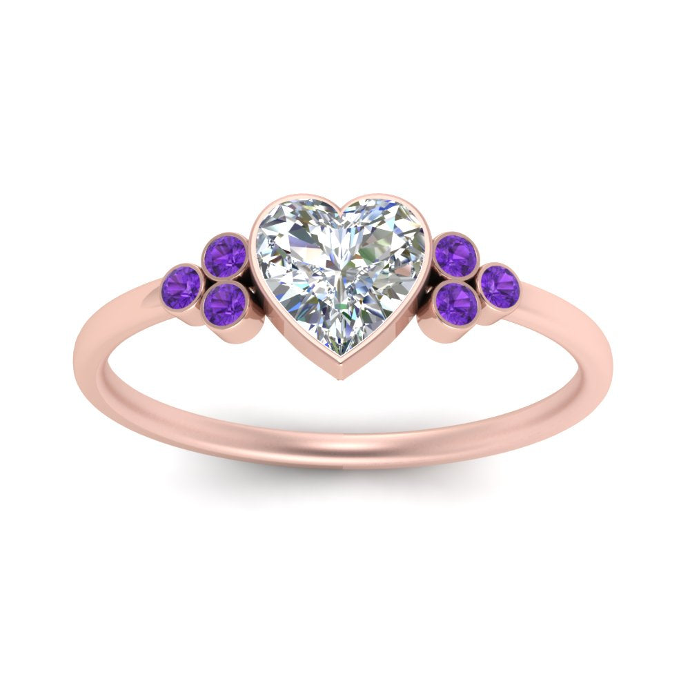 petite-bezel-set-heart-shaped-diamond-engagement-ring-with-purple-topaz-in-rose-gold-FD9175HTRGVITOANGLE5-NL-RG