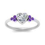 Load image into Gallery viewer, petite-bezel-set-heart-shaped-diamond-engagement-ring-with-purple-topaz-in-white-gold-FD9175HTRGVITOANGLE5-NL-WG

