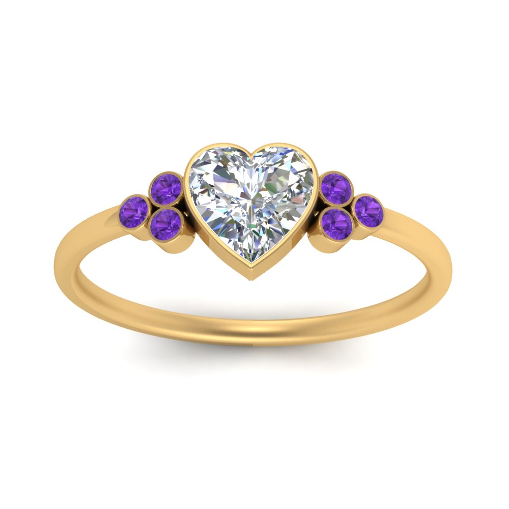 petite-bezel-set-heart-shaped-diamond-engagement-ring-with-purple-topaz-in-yellow-gold-FD9175HTRGVITOANGLE5-NL-YG