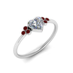 Load image into Gallery viewer, petite-bezel-set-heart-shaped-diamond-engagement-ring-with-ruby-in-white-gold-FD9175HTRGRUDRANGLE2-NL-WG
