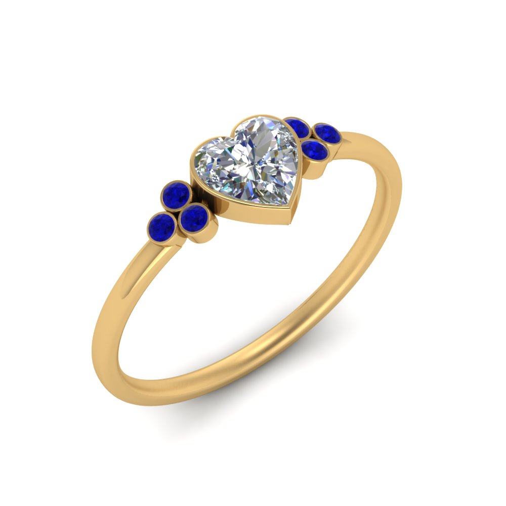 petite-bezel-set-heart-shaped-diamond-engagement-ring-with-sapphire-in-yellow-gold-FD9175HTRGSABLANGLE2-NL-YG