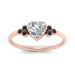 Load image into Gallery viewer, petite-bezel-set-heart-shaped-engagement-ring-with-black-diamond-in-rose-gold-FD9175HTRGBLACKANGLE5-NL-RG

