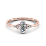 Load image into Gallery viewer, petite-bezel-set-marquise-cut-diamond-engagement-ring-in-rose-gold-FD9175MQR-NL-RG
