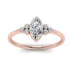 Load image into Gallery viewer, petite-bezel-set-marquise-cut-diamond-engagement-ring-in-rose-gold-FD9175MQRANGLE5-NL-RG

