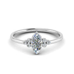 Load image into Gallery viewer, petite-bezel-set-marquise-cut-diamond-engagement-ring-in-white-gold-FD9175MQR-NL-WG
