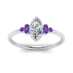 Load image into Gallery viewer, petite-bezel-set-marquise-cut-diamond-engagement-ring-with-purple-topaz-in-white-gold-FD9175MQRGVITOANGLE5-NL-WG
